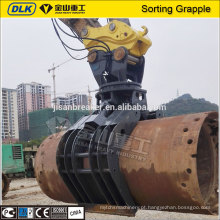Os acessórios hidráulicos da máquina escavadora do fornecedor de China que rotam o demolition da classificação agarram
